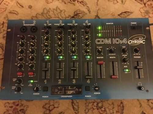 Citronic CDM 10:4 DJ mixer