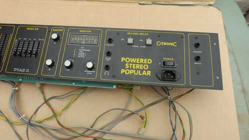 Citronic Powered stereo popular disco mixer