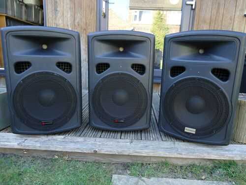 PA speakers/wedge monitors. Studio Spares Fortissimo 12A