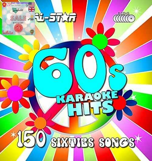 Karaoke CD Disc Set With Words - Hits From the 60's 1960`s - 150 Songs 8 CDG By