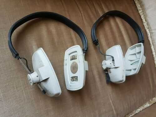 HEADPHONES BEYER DYNAMIC DT100. VINTAGE. PARTS ONLY. PAIR OF.MADE IN GERMANY