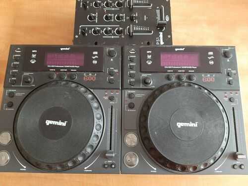 Gemini CDJ-600 Professional CD/MP3/USB Player With Mixer SP1