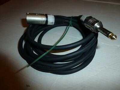 Professional Low Noise-Balanced Microphone CABLE-Male XLR to Mono Jack-2.33 Mrs