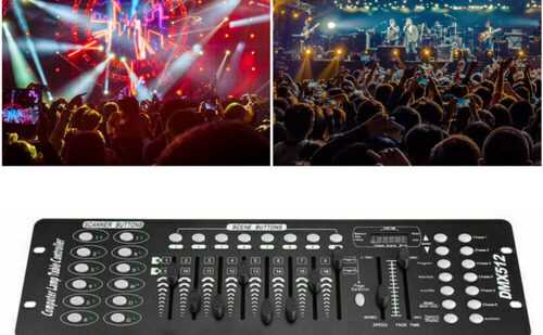 192 Channels Stage Light DMX512 Intelligent Controller Console Receiver UK Plug