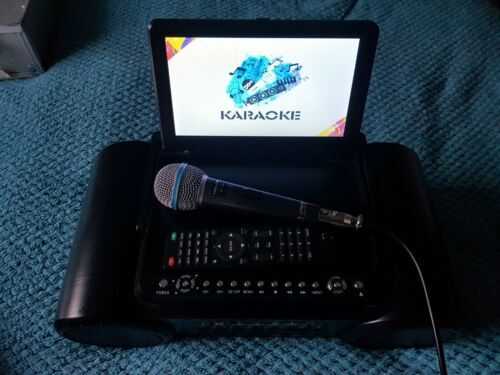 Vocal star karaoke machine with screen bundle