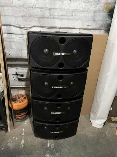 4x Celestion SR1 MKII Professional Speakers – 2 Working, 2 for Repairs