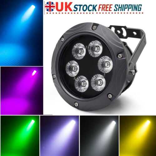 U`King 6 LED Blacklight UV DJ Party Stage Light Effect 100W Night Club UK Bar 45