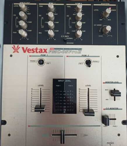 Vestax PMC 05 pro II classic scratch dj mixer , rare
