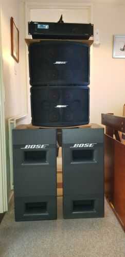 BOSE PANARAY Sound system 802 mk3 tops, 502b subs, Powermatch 8500N amplifier