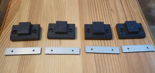 Original Technics 1210 MK2 DUST COVER LID COUPLERS