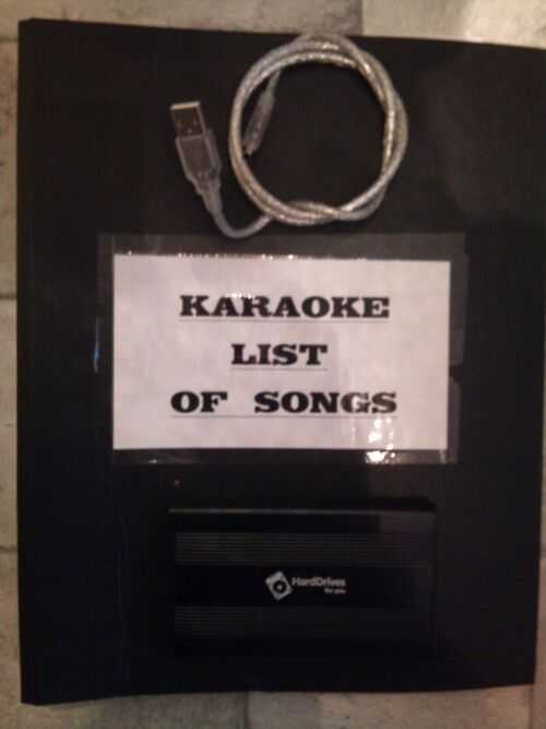 karaoke Business for Sale Thousands of Songs including up to date Karaoke tracks