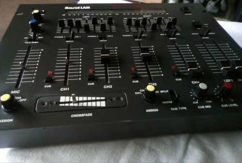 Sound LAB MRT60-6 DJ Mixer. SPARES AND REPAIRS