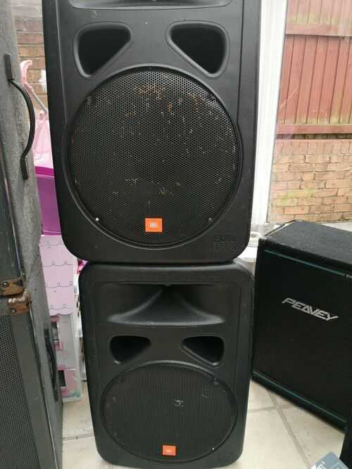 JBL EON 2 way 1500 PA Speakers