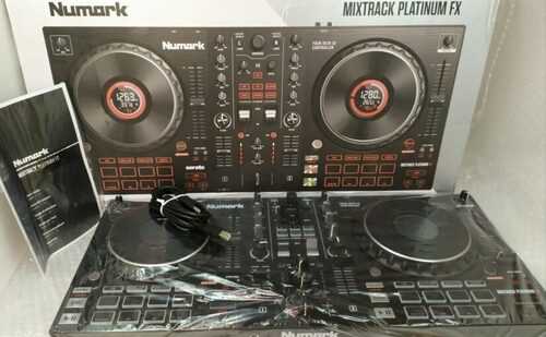 NUMARK Mixtrack Platinum FX 4-Deck DJ Controller Decks, instant loop NEW BOXED