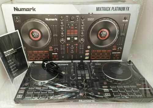 NUMARK Mixtrack Platinum FX 4-Deck DJ Controller Decks, instant loop NEW BOXED