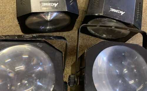 DISCO LIGHTS LED ACME 737 MARVEL SET OF FOUR