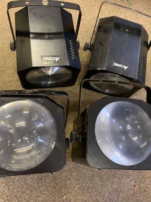 DISCO LIGHTS LED ACME 737 MARVEL SET OF FOUR