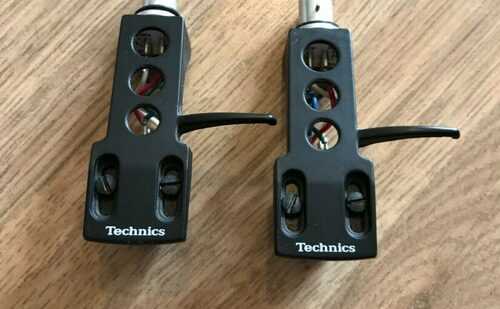 Technics 1200/1210 Head Shell and Stanton 500 mkII Heads (no stylus) Genuine