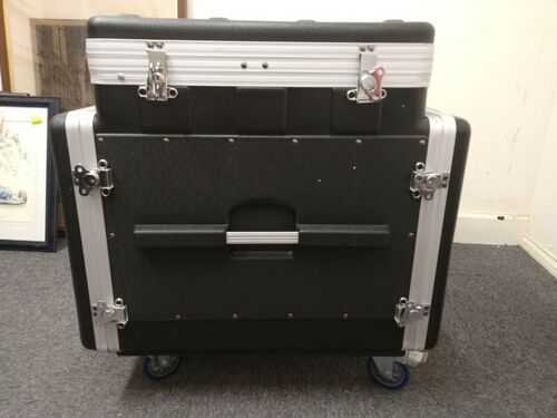 GATOR GRC-12X10 PU Moulded Pop-Up Rack Case, 12U Top, 10U Side - CS C72