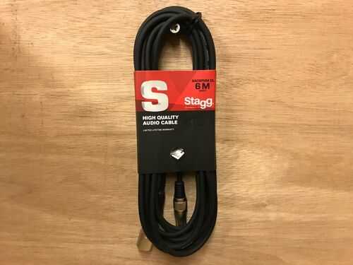 Stagg SAC6PXM DL 6.3mm Mono Jack Plug - XLR Male 6m