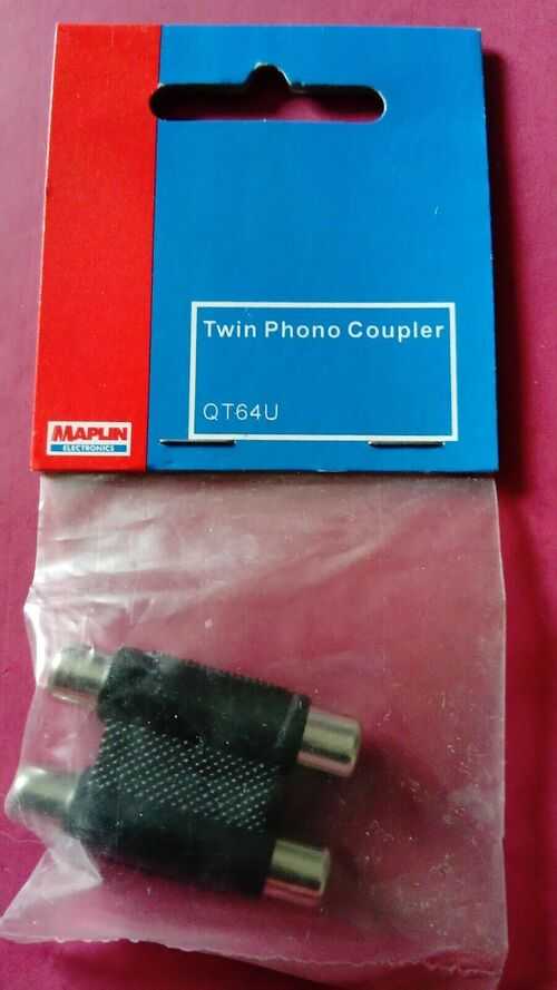 Maplin Twin Phono Coupler QT64U